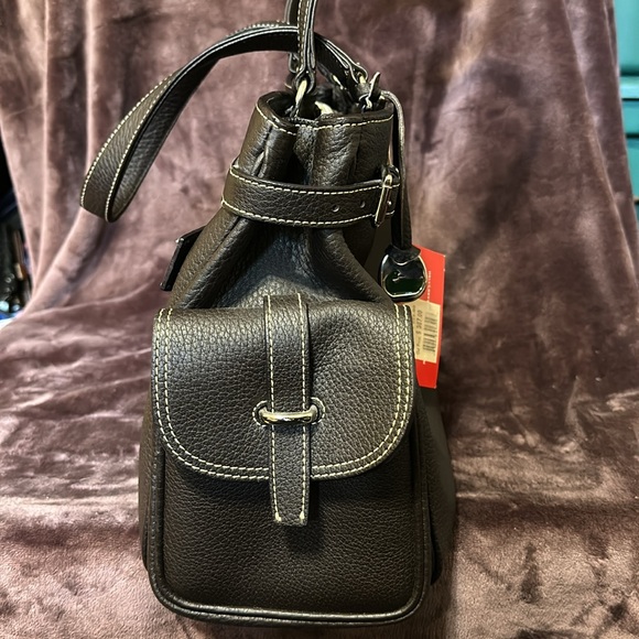 Dooney & Bourke Brown Leather Tote. NWT - Picture 3 of 14